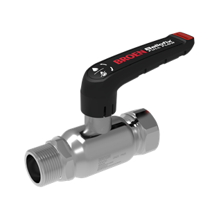 BROEN BALLOFIX® FULL FLOW BALL VALVE - STAINLESS STEEL - LOW STEM (FEMALE X MALE) BXF22400