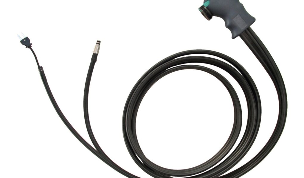 Flue gas probe handle